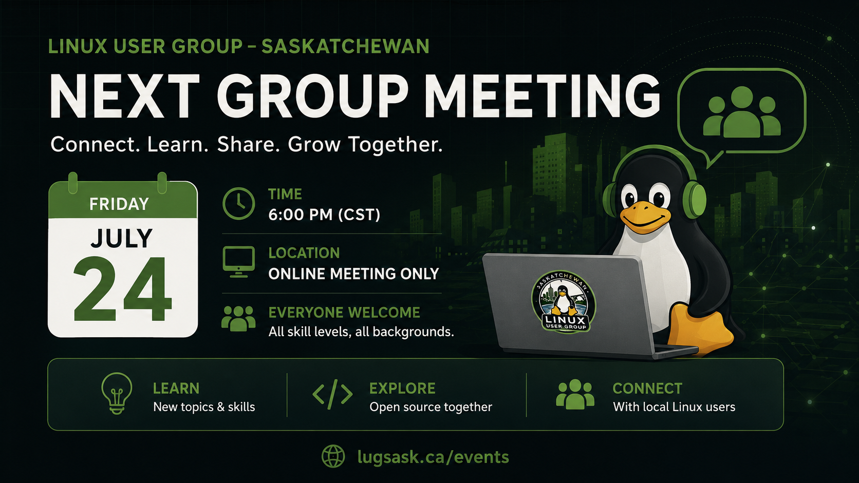 July Online Group Meeting